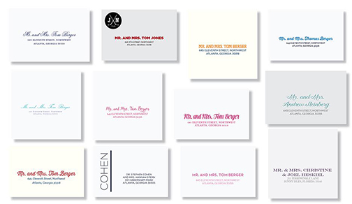 color envelope printing